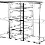Схема сборки Комод Михаил-Люкс-10 BMS