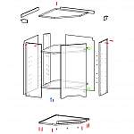 Схема сборки Шкаф в ванную Женева 11 BMS