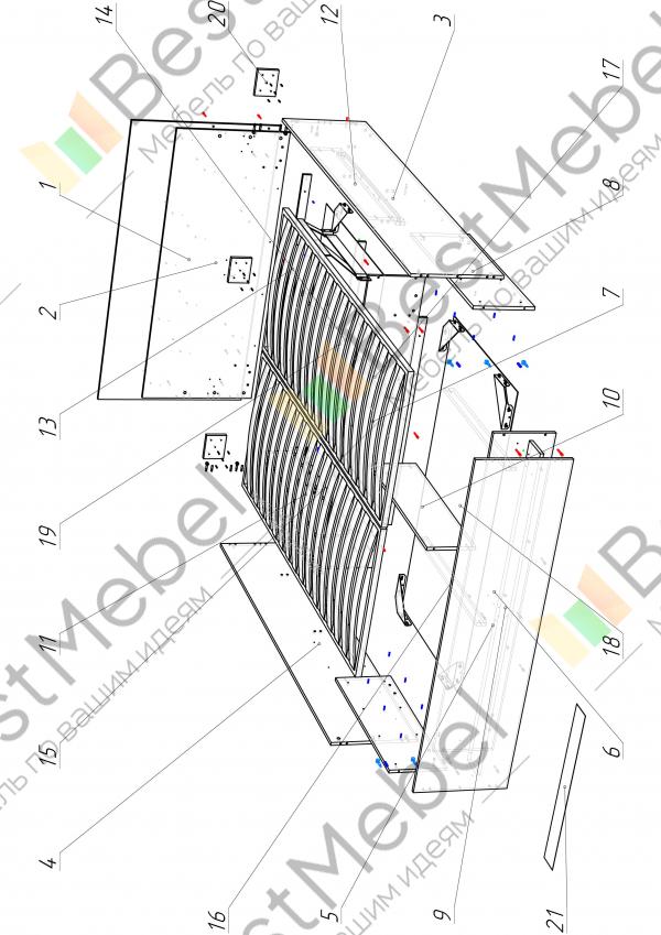Сборка кровати модерн 2