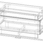 Чертеж Тумба под ТВ Ф-14 BMS