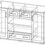 Схема сборки Тумба под ТВ-5,1 BMS
