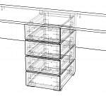 Схема сборки Письменный стол МБ 19.1 BMS