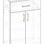 Схема сборки Тумба в ванную комнату Рей 4 BMS