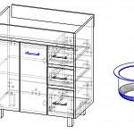 Схема сборки Тумба в ванную Греция 9 BMS