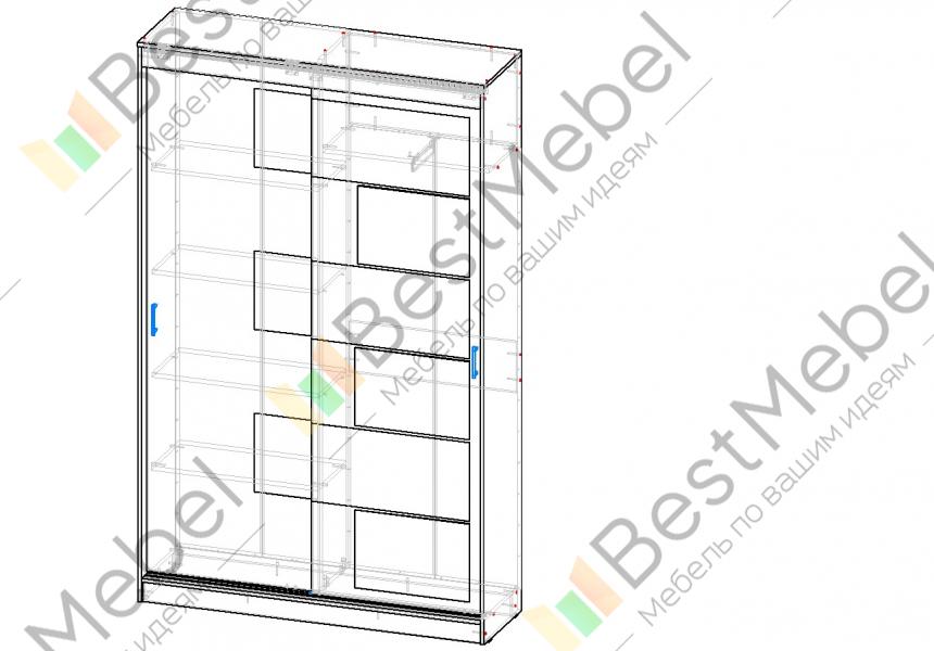Сборка шкафа купе элегант 2