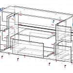 Схема сборки Тумба ТВ Райб BMS