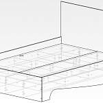 Чертеж Кровать Meris BMS